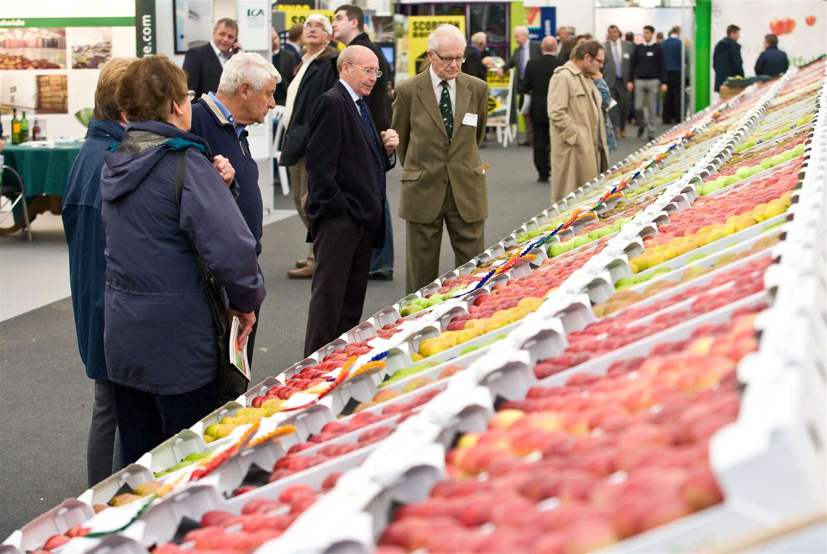 Ray Vale was closely connected with the National Fruit Show for 26 years