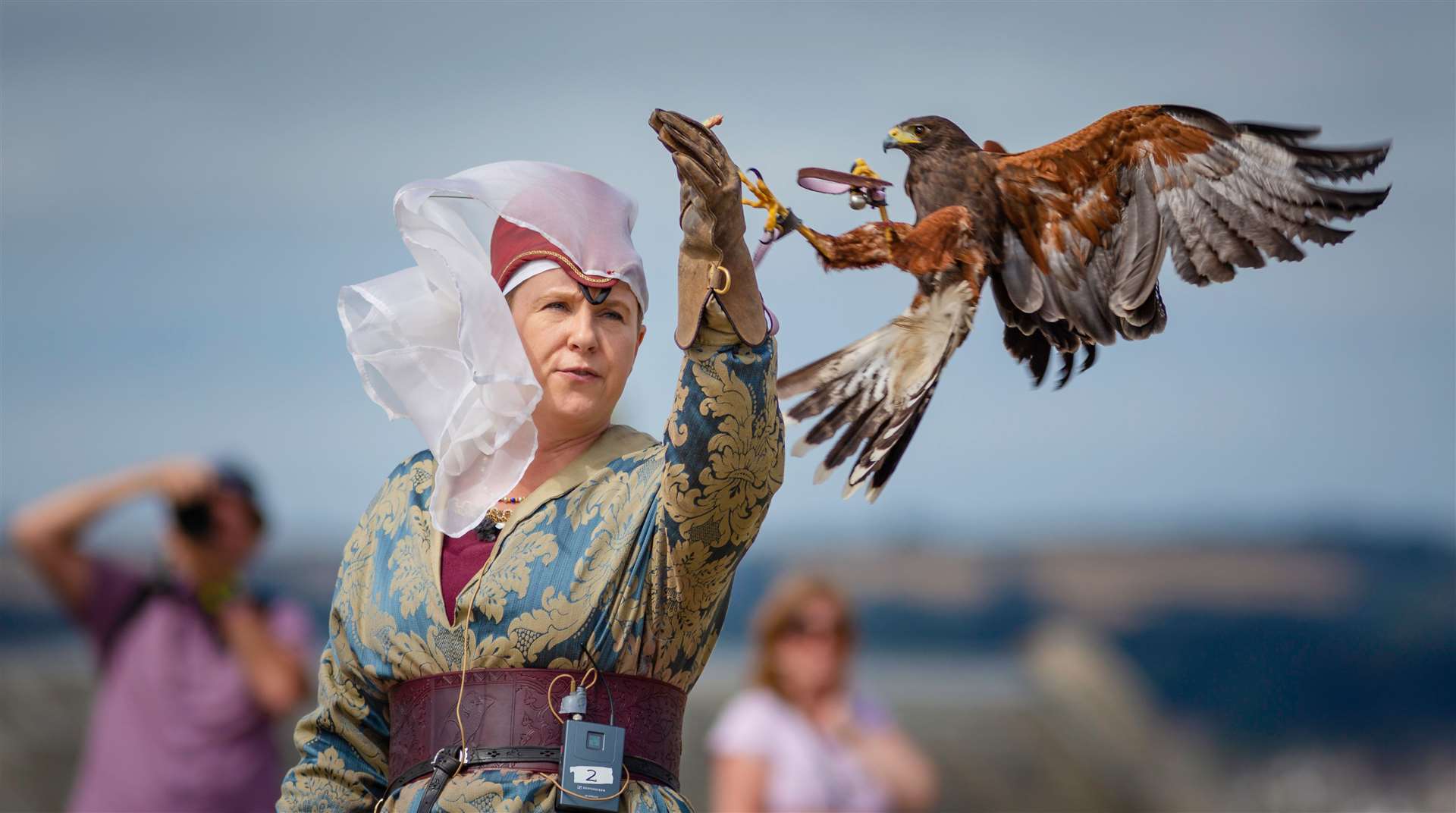 Learn about falconry in Medieval times Picture: by Christopher Ison for English Heritage
