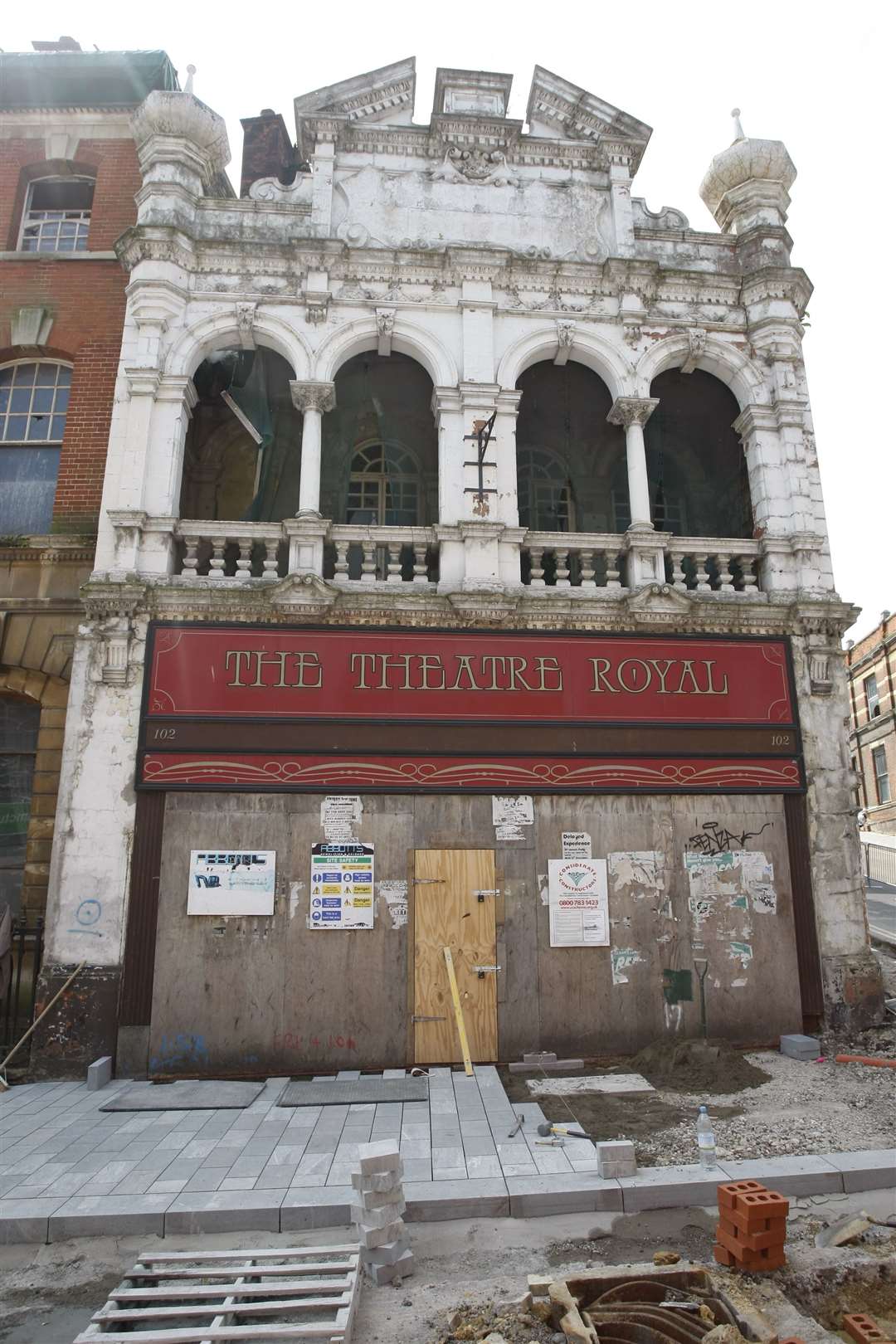 The scale of the transformation of the theatre is shown by the sheer scale of degradation and neglect the building had suffered for almost 30 years