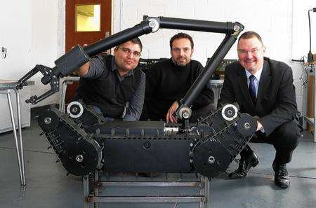 Bomb disposal robot developed by the University of Greenwich