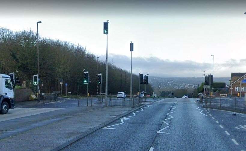 The crossing at Four Elms Hill by Chattenden Lane in Chattenden has been allocated as a site for temporary mobile speed cameras. Picture: Google