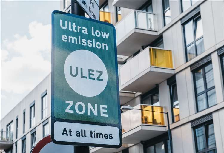 The ULEZ boundary has extended to all London boroughs and up to the border with Kent. Picture: Victoria Jones/PA