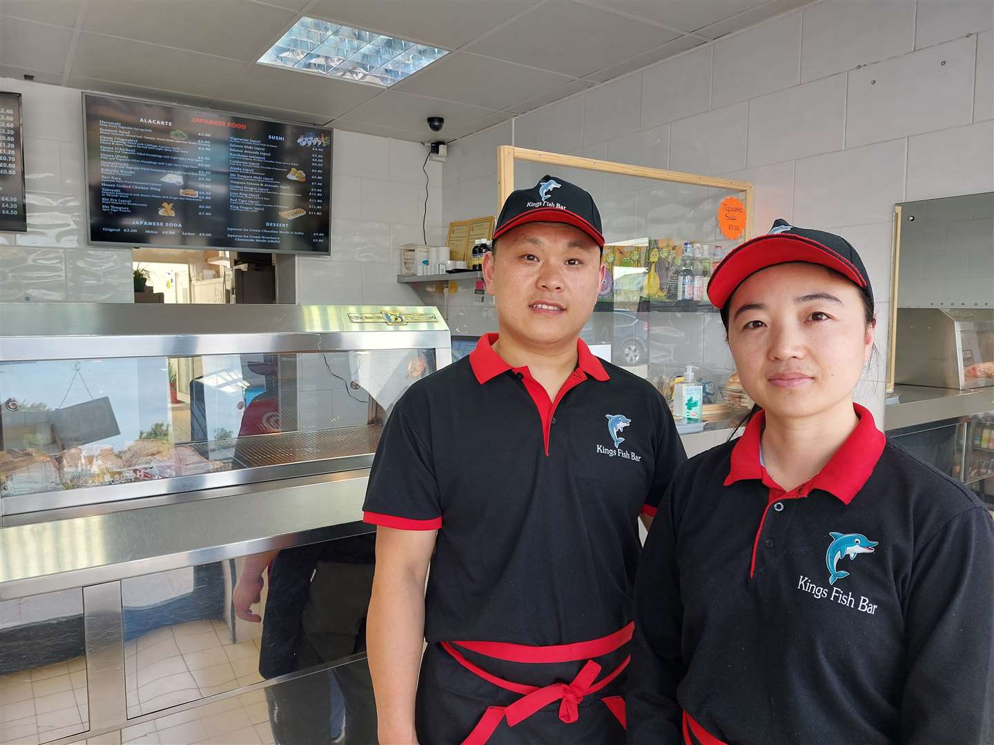 Kings Fish Bar owners Yan Ping Cao and Da Meng Xing