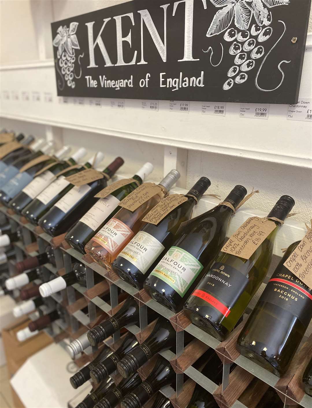 Kent wine stocked at Macknade