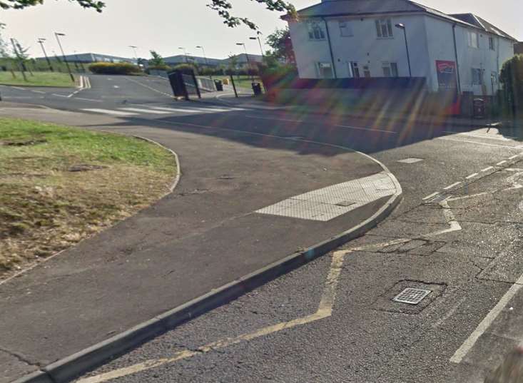 A child was knocked over outside the Oasis Academy