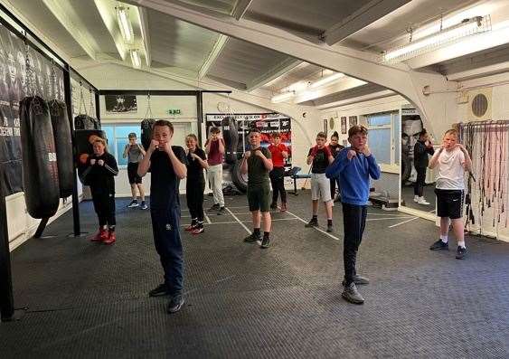 Young members of the Maidstone Amateur Boxing Club Picture: Maidstone Amateur Boxing Club