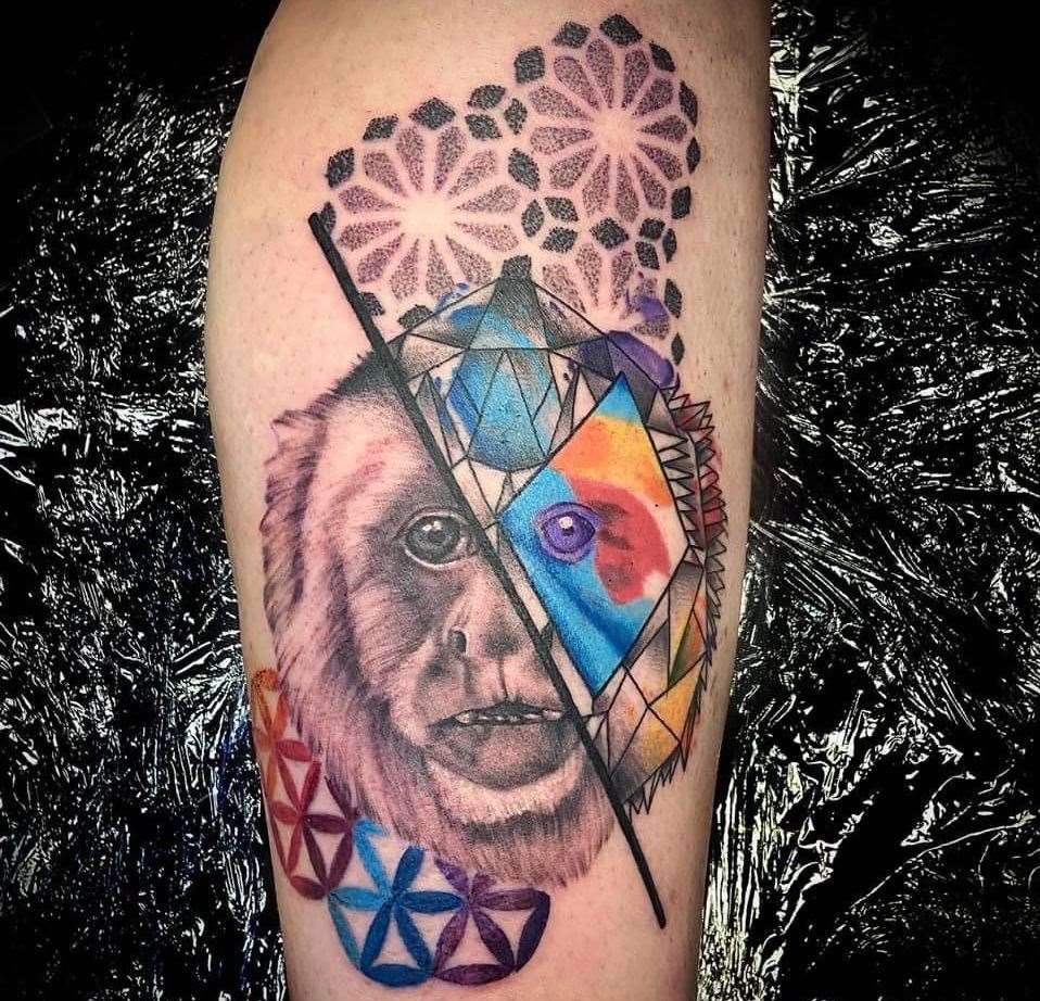 One of Molly's more challenging colour pieces from her work at Clockwork Ink in Faversham. Picture: Molly Cleland
