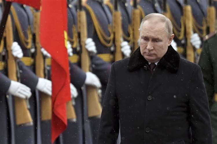 The Russian leader: President Vladimir Putin. Pic: Kremlin Pool/AP