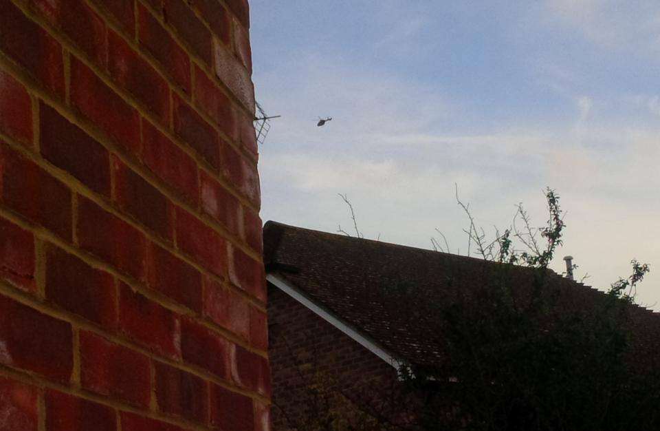 The helicopter was seen hovering over Kennington
