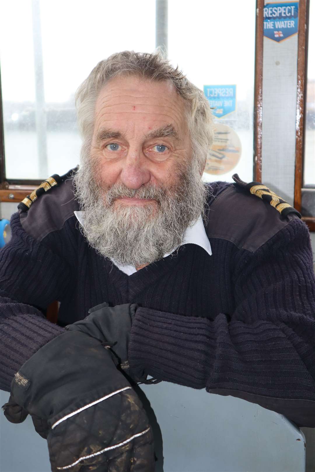 Skipper of the X-Pilot Capt Alan Harmer, 74