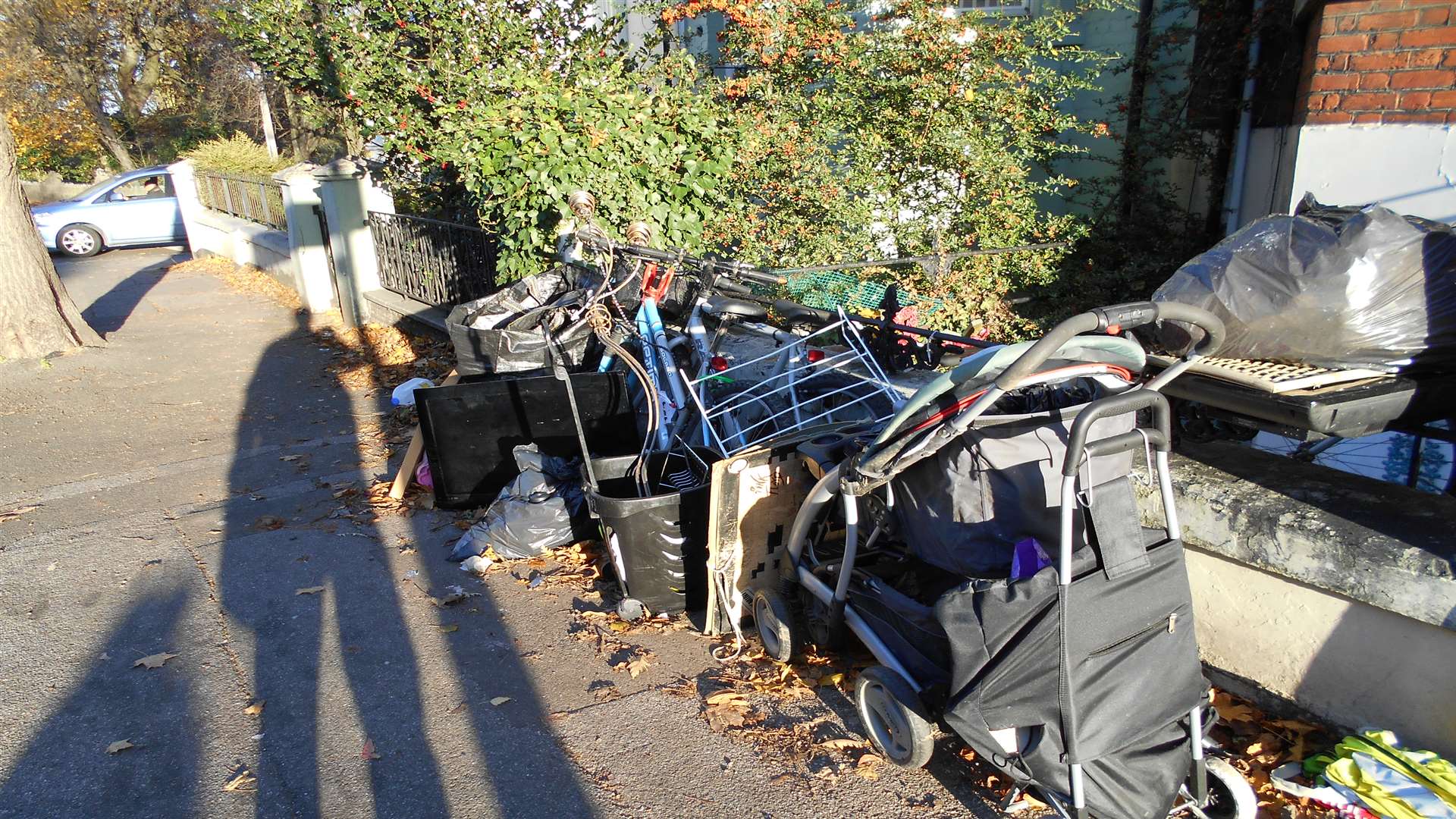 Some of the rubbish dumped by Jayne Royle