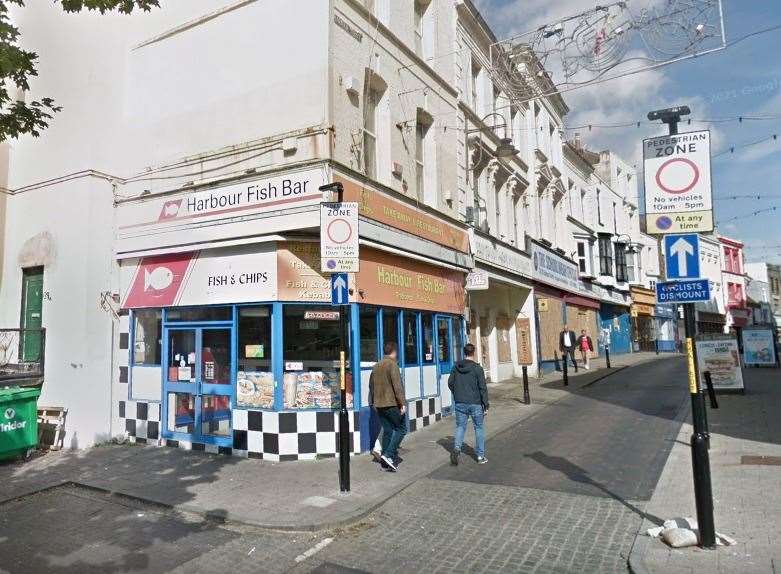 Harbour Fish Bar in Ramsgate has been shut over food safety concerns. Picture: Google Street View