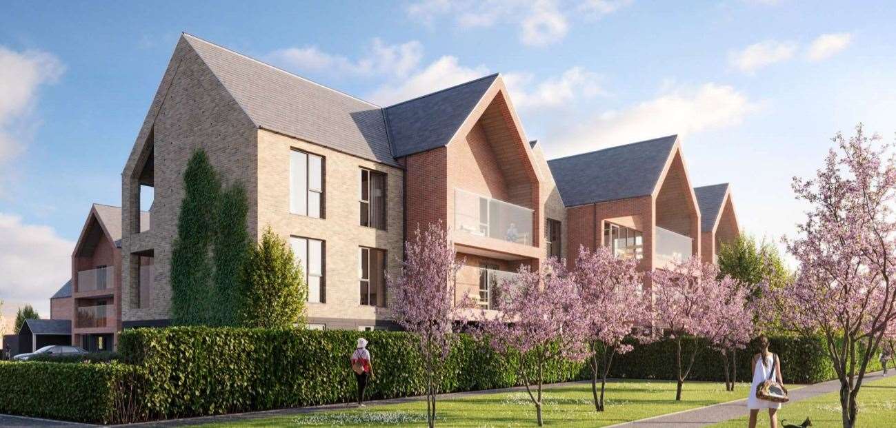 How the proposed care home in Langley, near Maidstone, could look. Picture: Gillings Planning