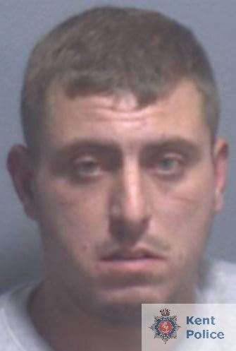 Louis Mayhew has been given a seven-year extended prison sentence. Picture: Kent Police (7814413)