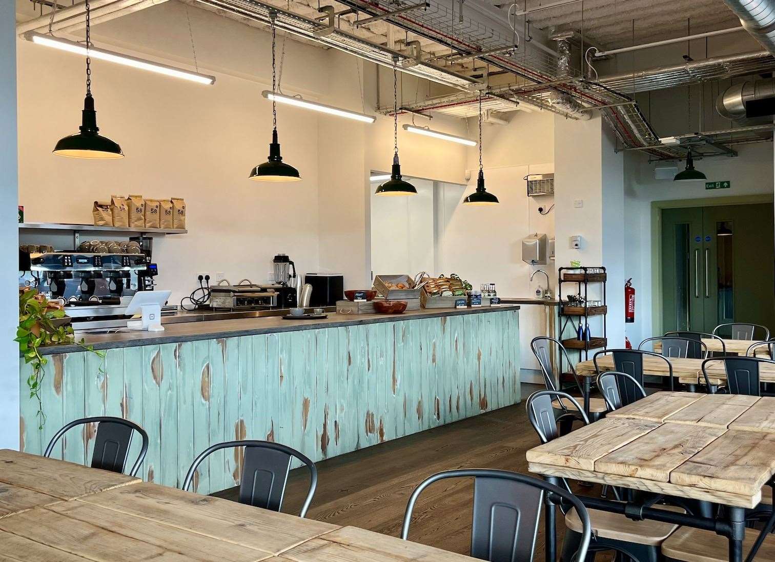 The new cafe.  Photo: Jasmin Vardimon Company