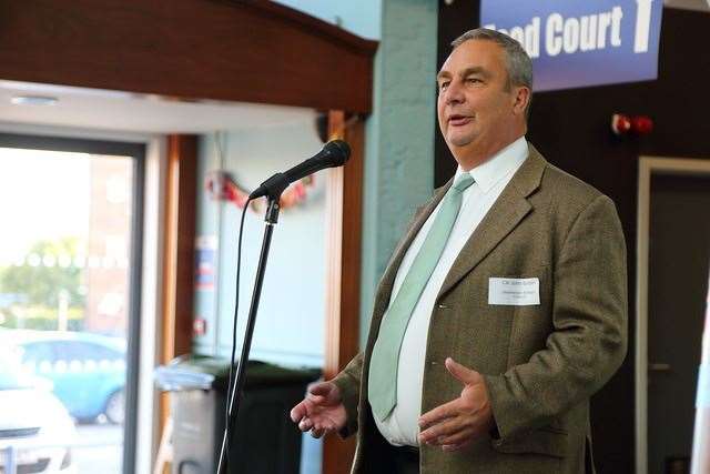 Leader of Gravesham council, Cllr John Burden, wants firms to get in touch