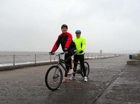 Leigh French and Matthew Valentine will be doing the London to Brighton ride on a tandem