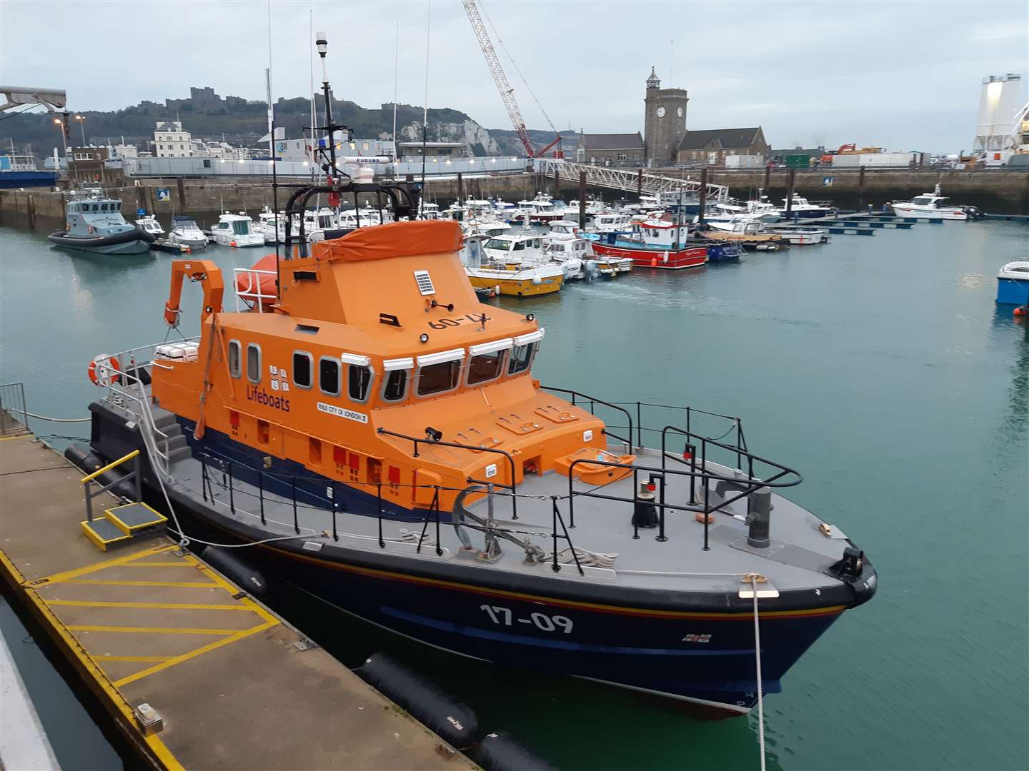 The Dover lifeboat was also called out. Library image