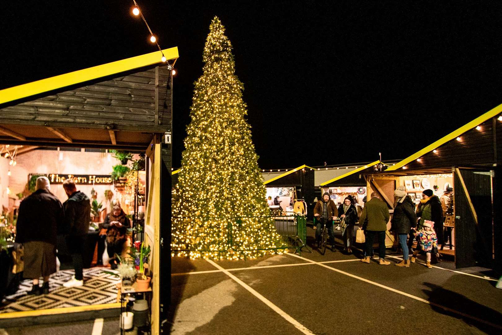 Two late night shopping events are planned for the Folkestone Festive Marketplace. Picture: Folkestone Harbour Arm