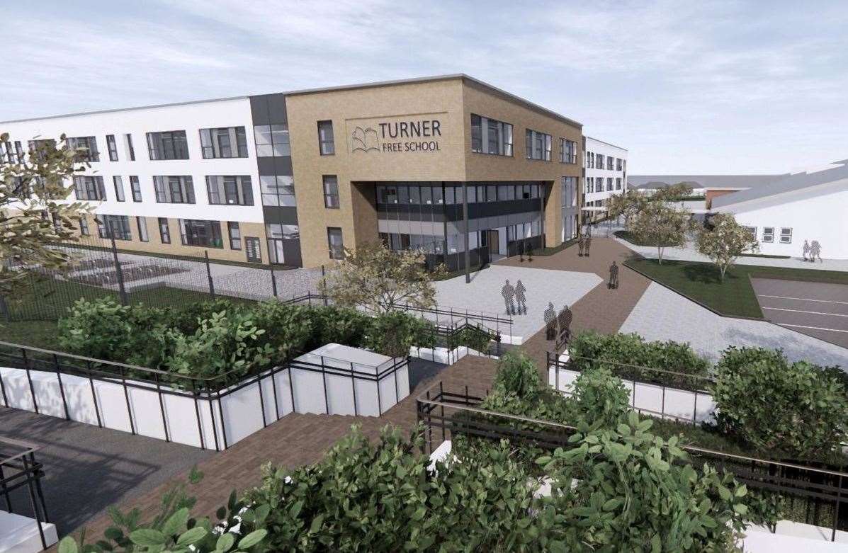 How the new building at Turner Free School could look. Pictures: Turner Schools Trust