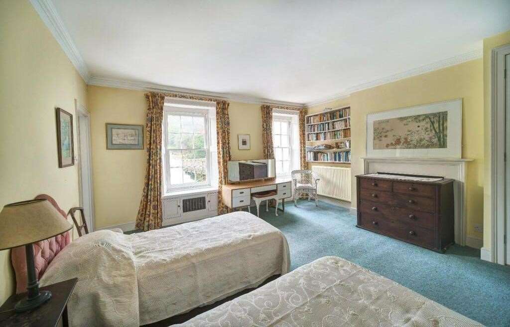 One of the bedrooms at Charlton Park near Canterbury. Picture: Strutt and Parker