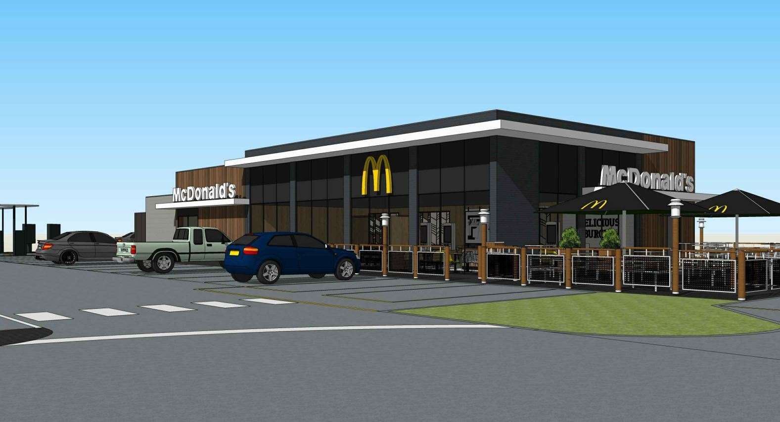 How the Chart Road McDonald's will look