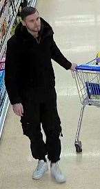 Do you know this man? Police want to speak to him about the theft of ink cartridges from Tesco Sheerness. Picture: Kent Police