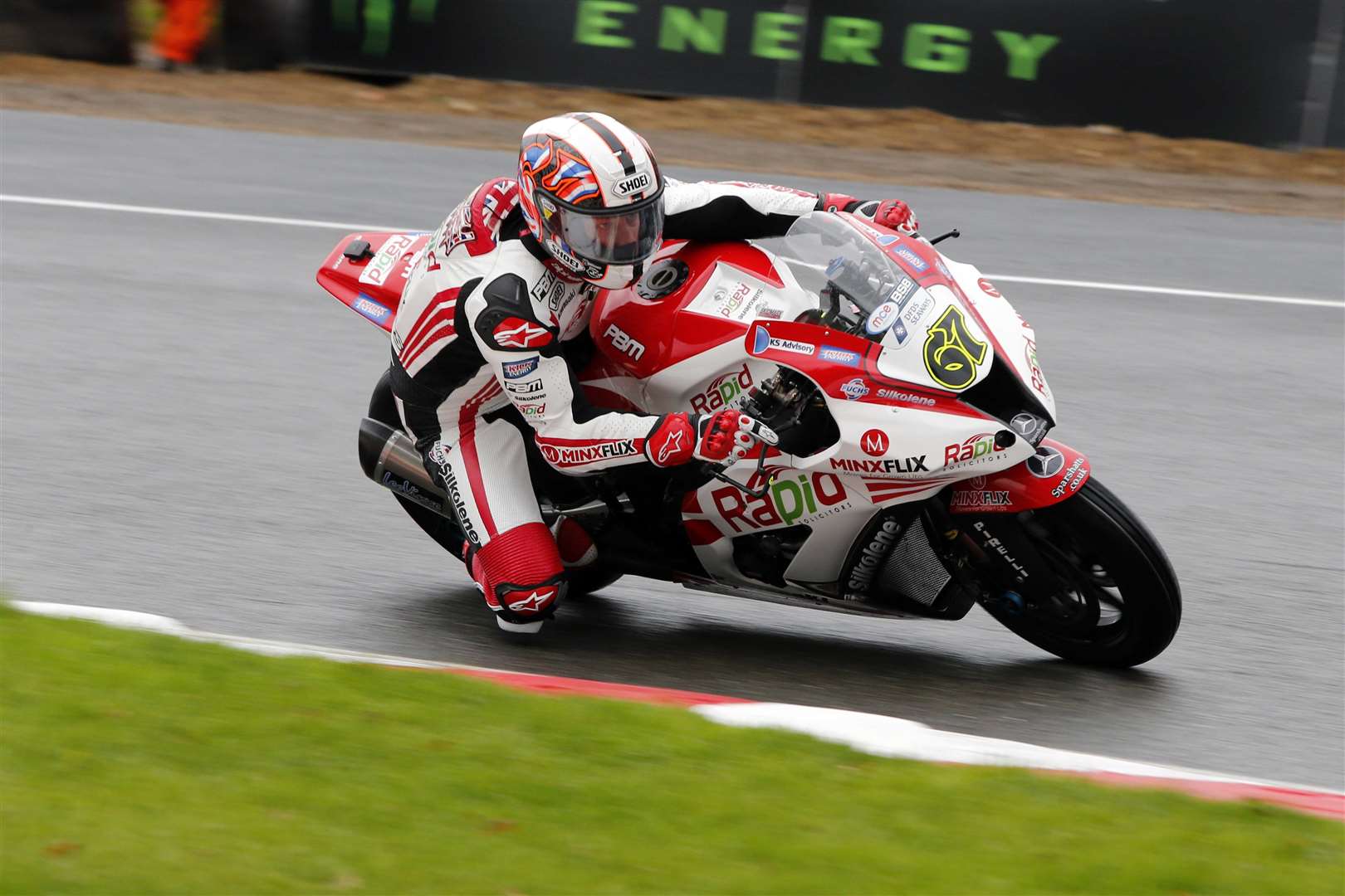 Shakey Byrne in action on the race-track