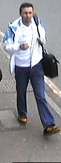 CCTV of man sought by British Transport Police