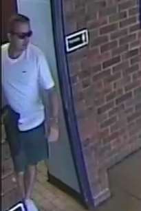Police want to speak to man after robbery in toilet