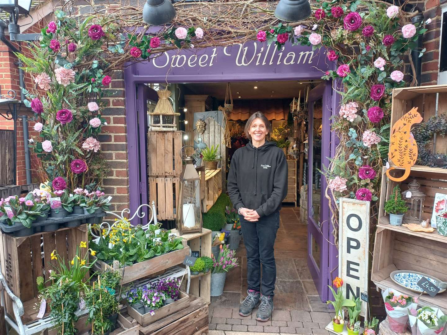 Julia Archer is the owner of Sweet William in Headcorn