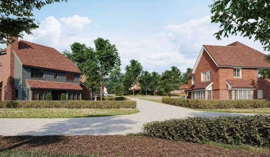 How the homes off View Road in Cliffe Woods could look. Picture: Esquire Developments