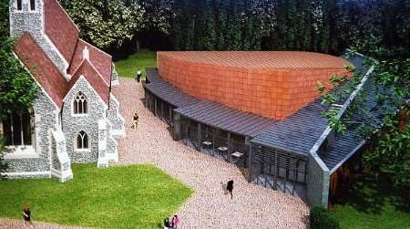 An artist's impression of the new concert hall planned for Canterbury Christ Church University