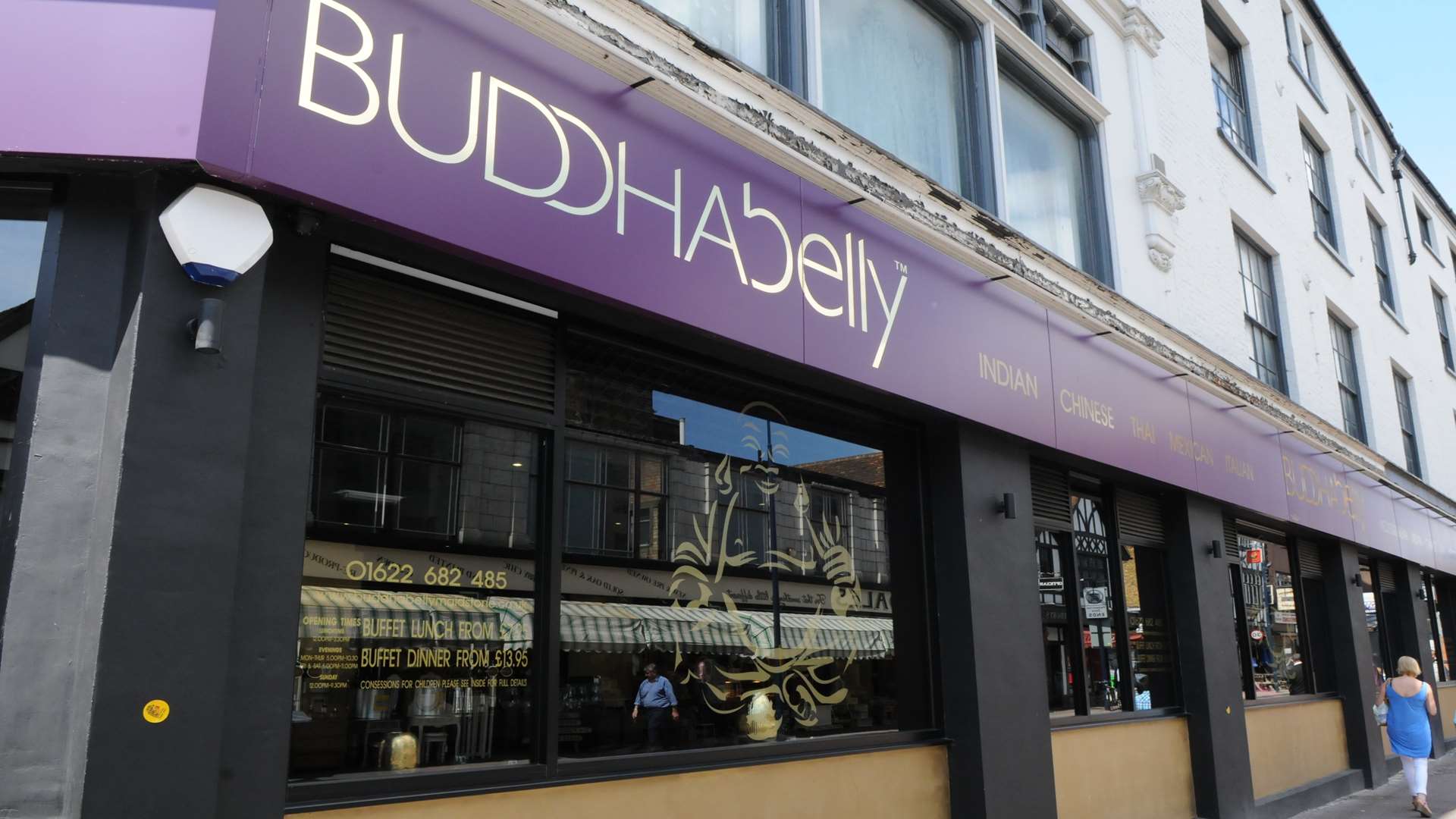 The Buddha Belly restaurant in Maidstone town centre