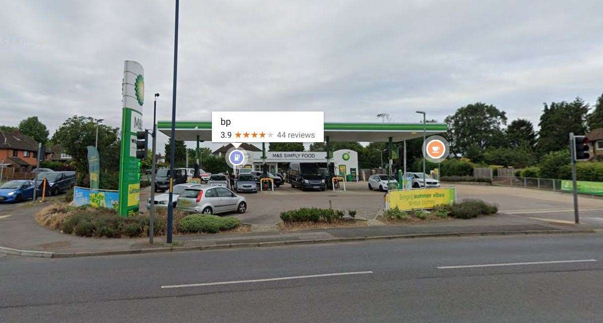 The BP garage in London Road, Allington. Photo credit: Google Maps