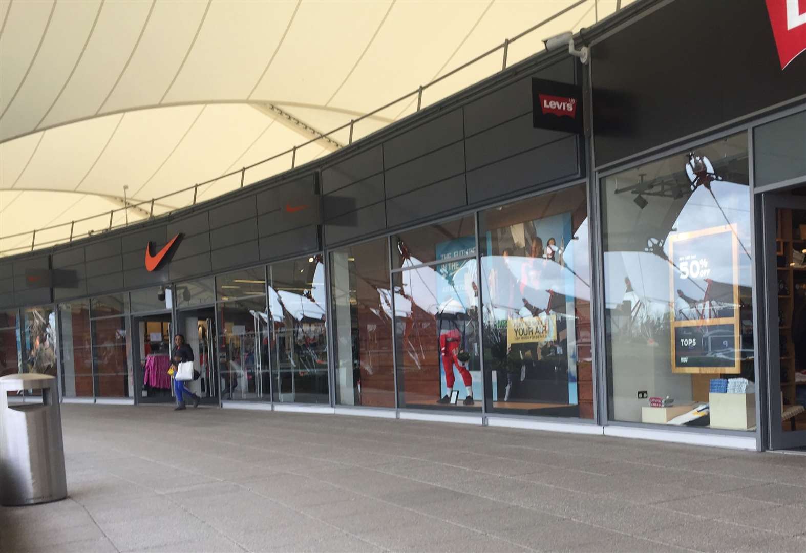Rumours have centred on the Outlet's Nike store