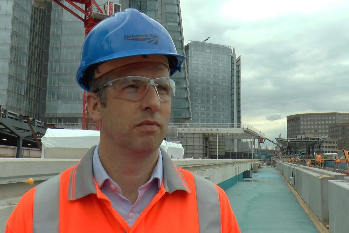 Thameslink project director Laurence Whitbourn at the £6.5 billion redevelopment of London Bridge