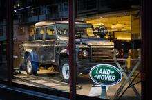 Bond film Land Rover on show at Harrods