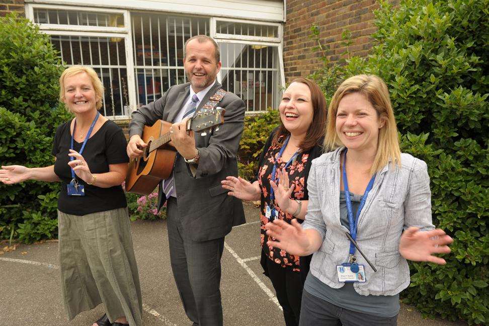 Halfway Houses Primary School teachers are hoping their music video will go viral