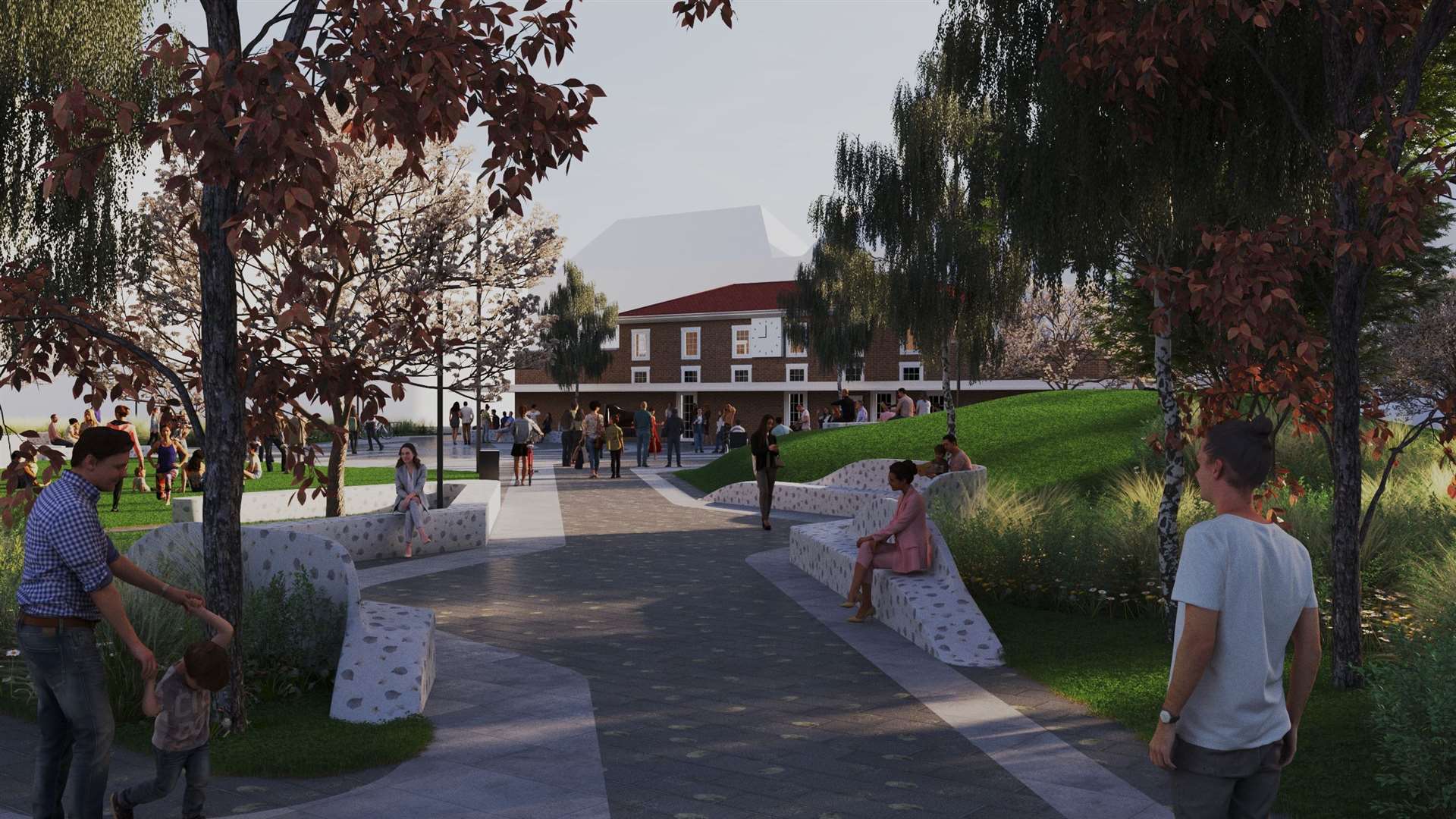 The ambitious proposals are part of the Folkestone – A Brighter Future (FABF) project which is funded by government Levelling Up money. Picture: FHDC