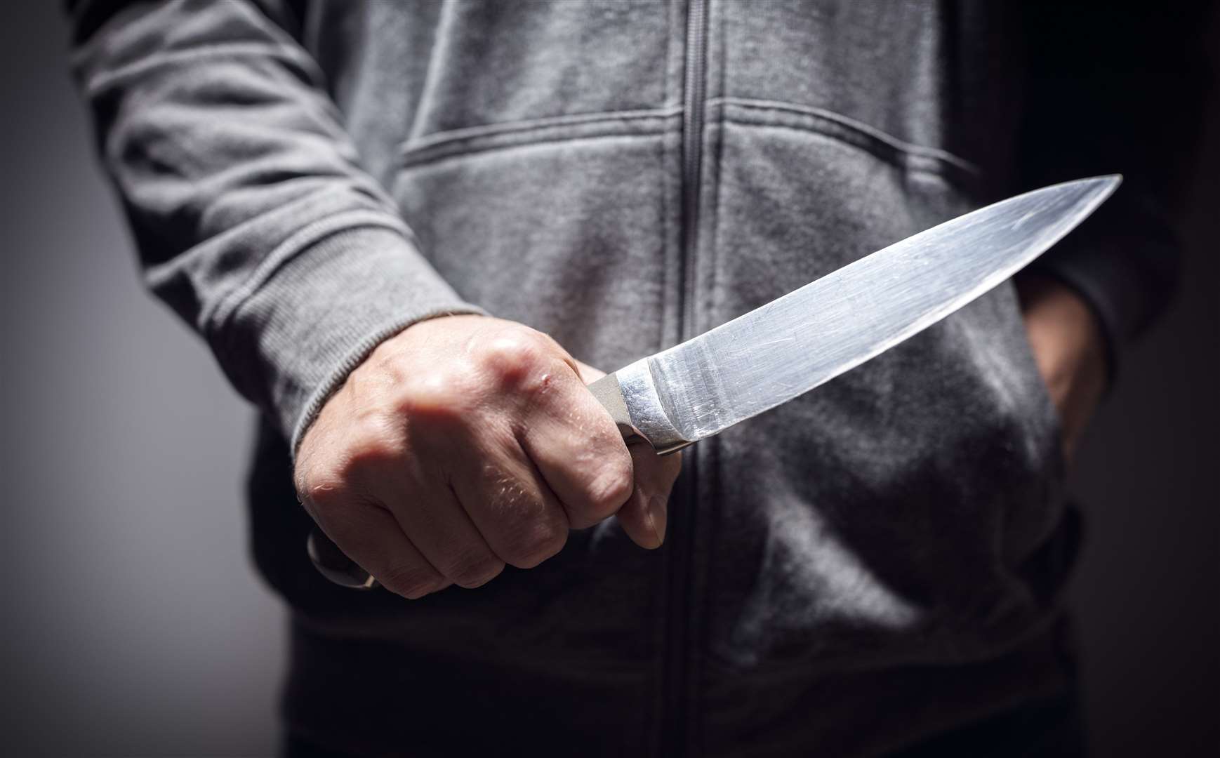 A teenager was stabbed after being 'jumped' by a gang. Stock picture