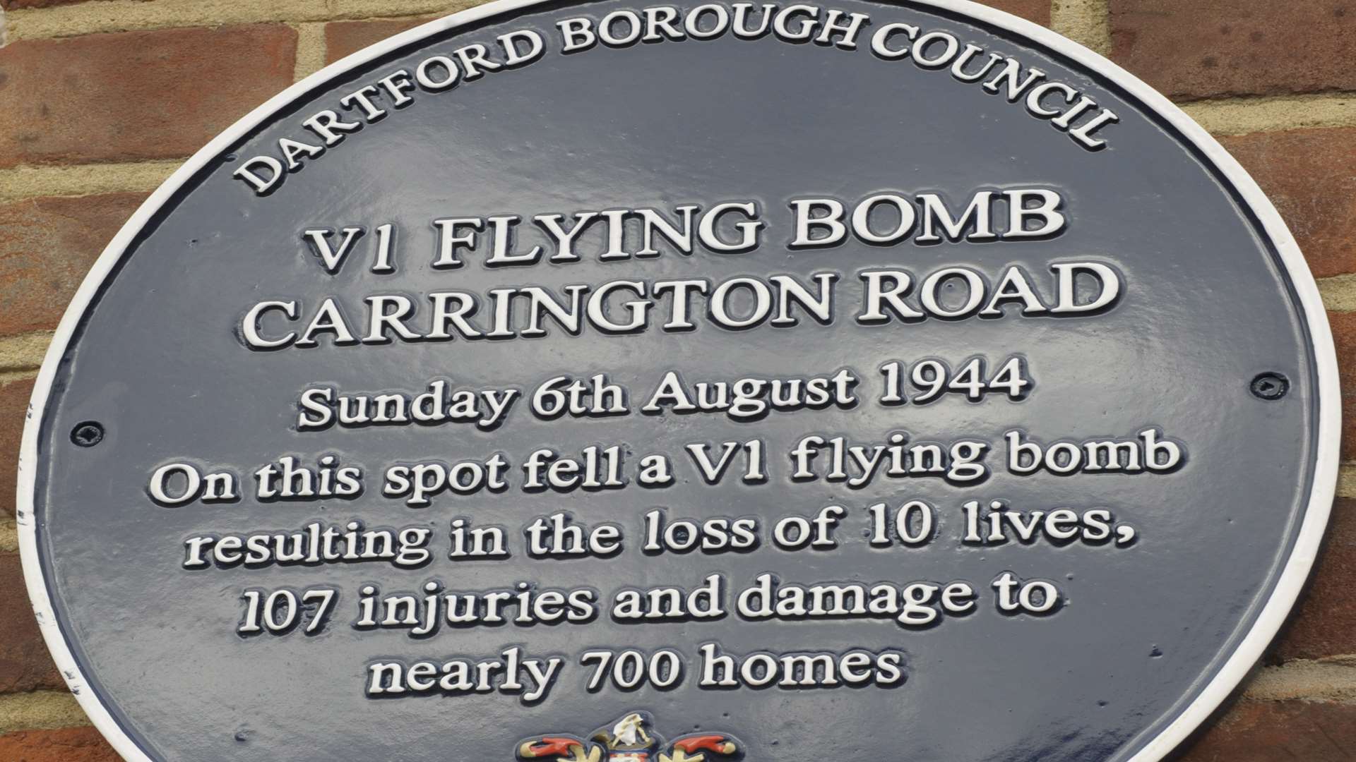 Robert's father and brother's were killed after a bomb hit outside their Dartford home during the Second World War