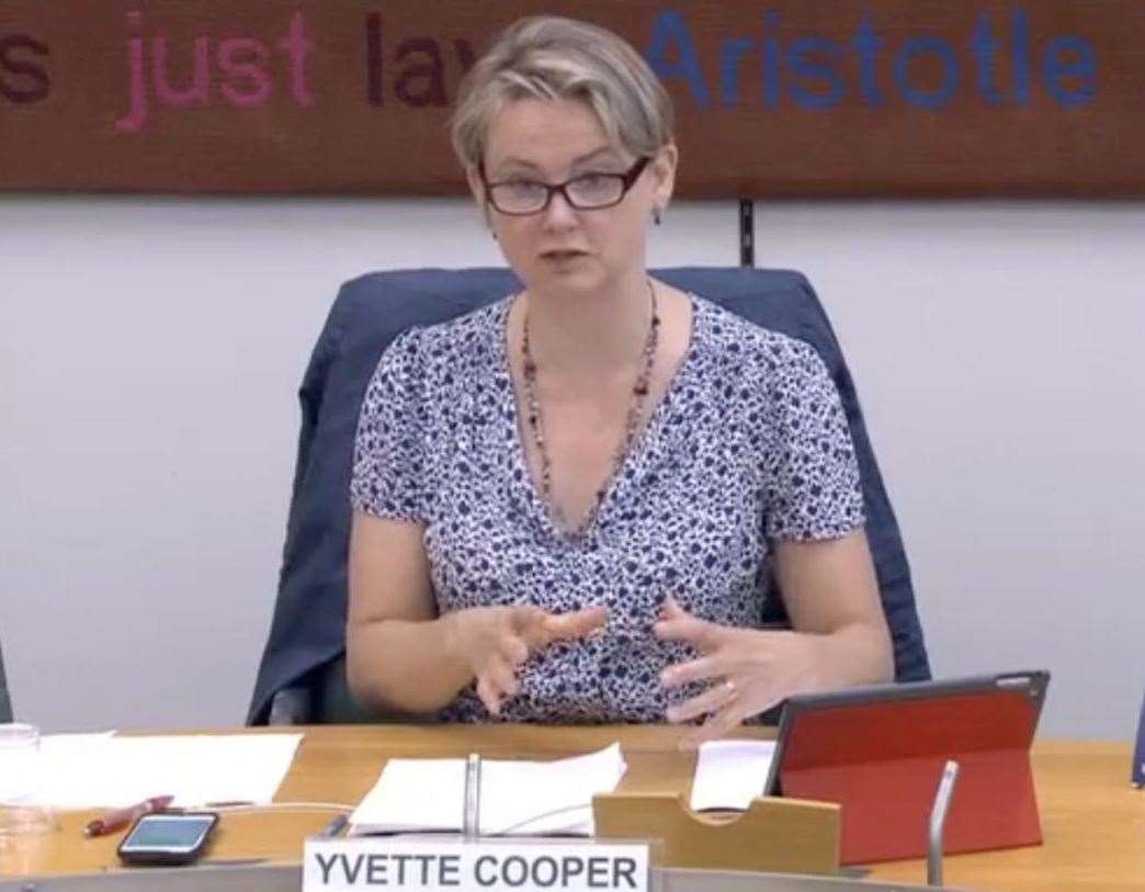 MP Yvette Cooper. Picture: Parliament TV