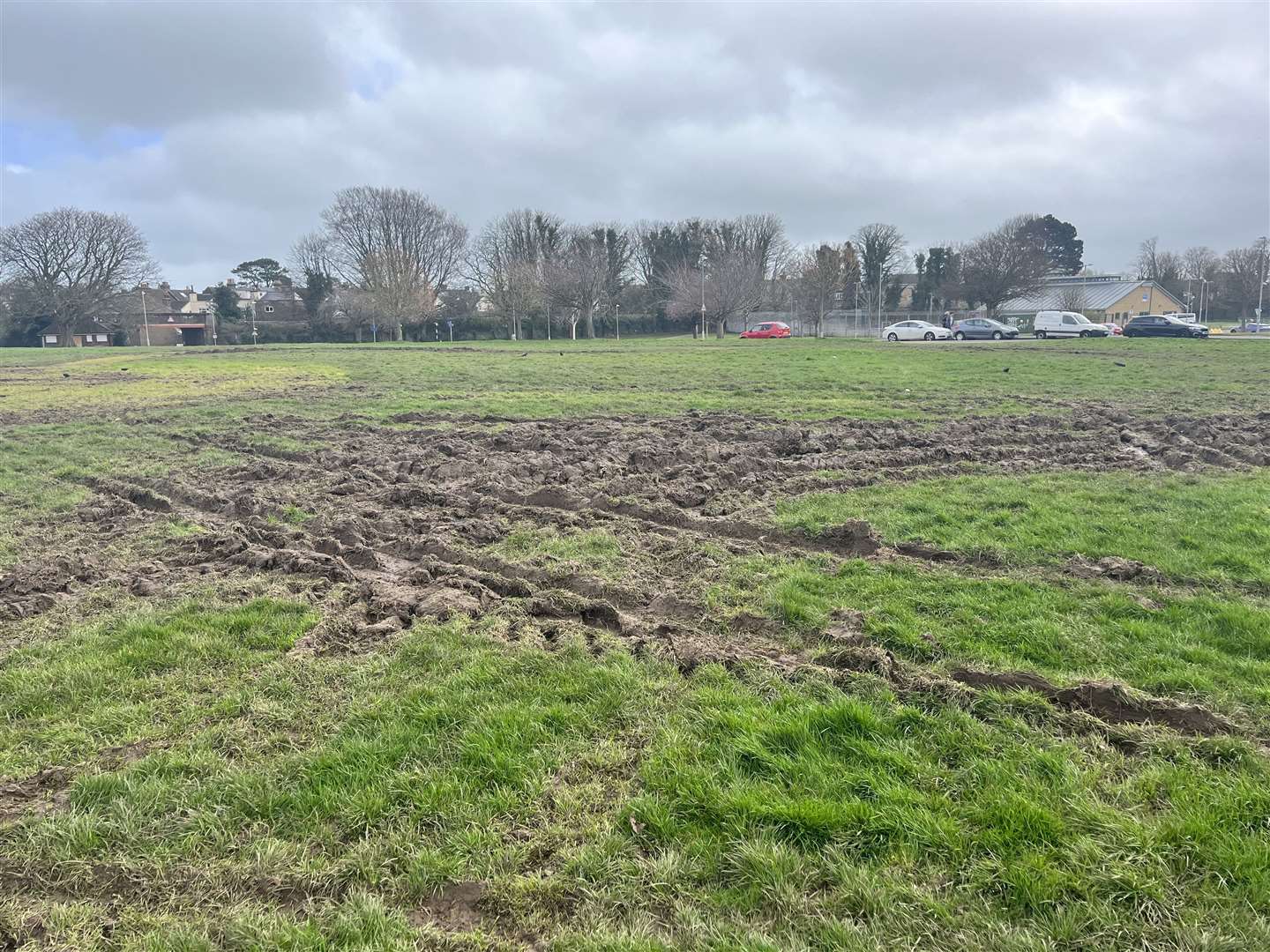 Victoria Park in Deal has been left in a "terrible mess" according to residents
