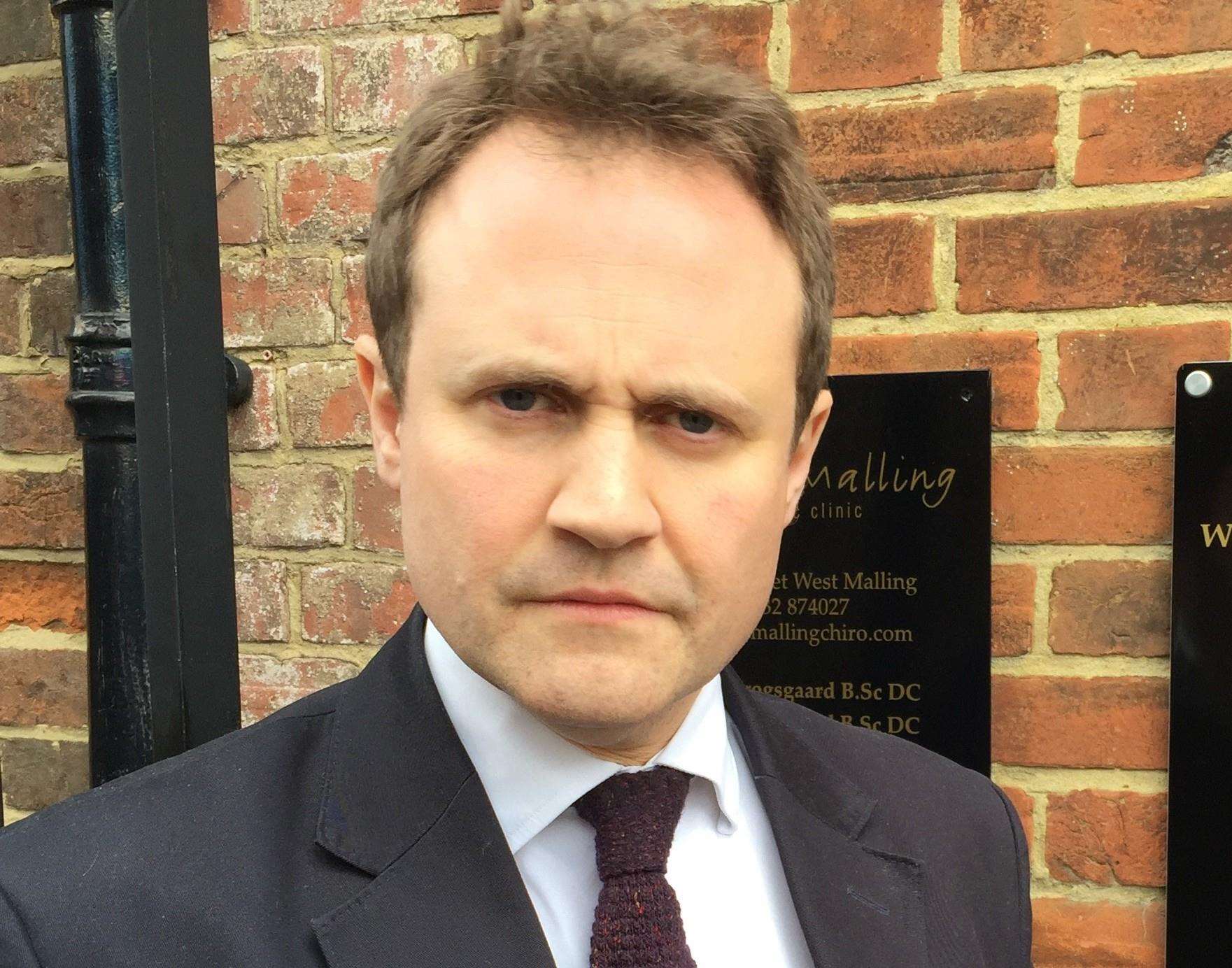 MP Tom Tugendhat spoke out in parliament today