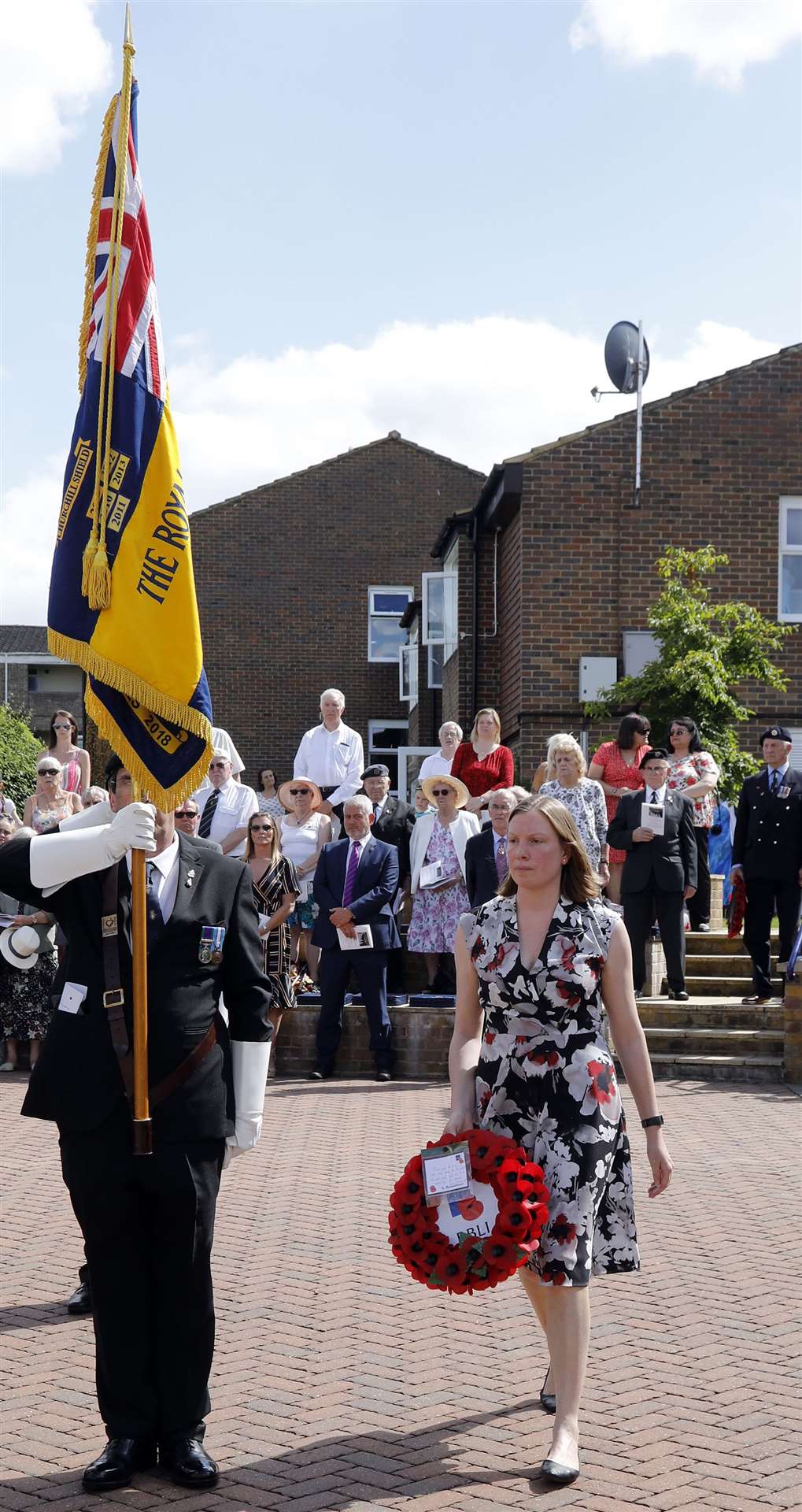 Aylesford MP Tracey Crouch lays a wreath (13236585)