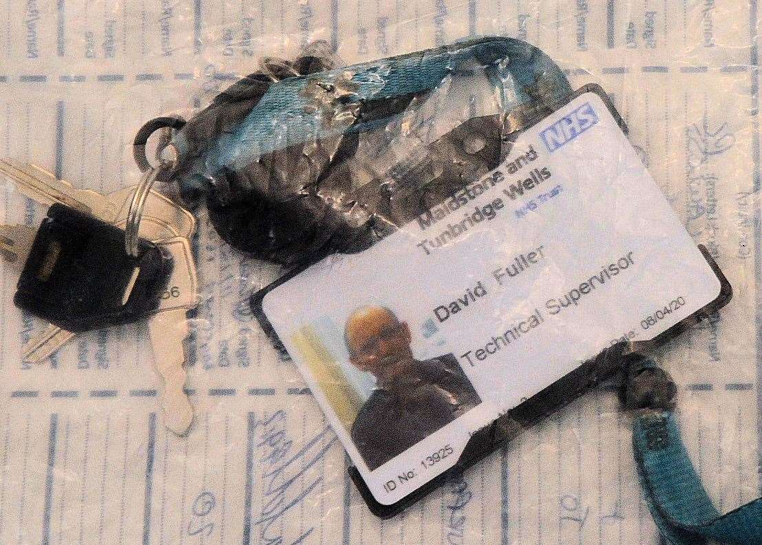 Necrophiliac and murderer David Fuller's Maidstone and Tunbridge Wells NHS Trust security pass