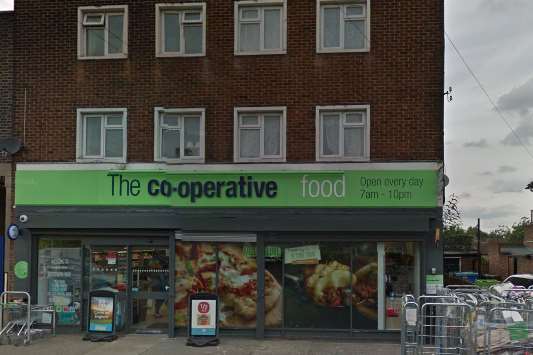 The Co-op on Chastilian Road, Dartford Pic: Google street view