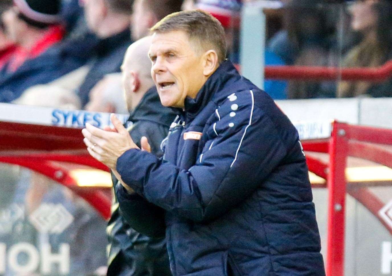 Dover manager Andy Hessenthaler - will be without six first-team players against Boreham Wood. Picture: Matthew Walker (43911557)