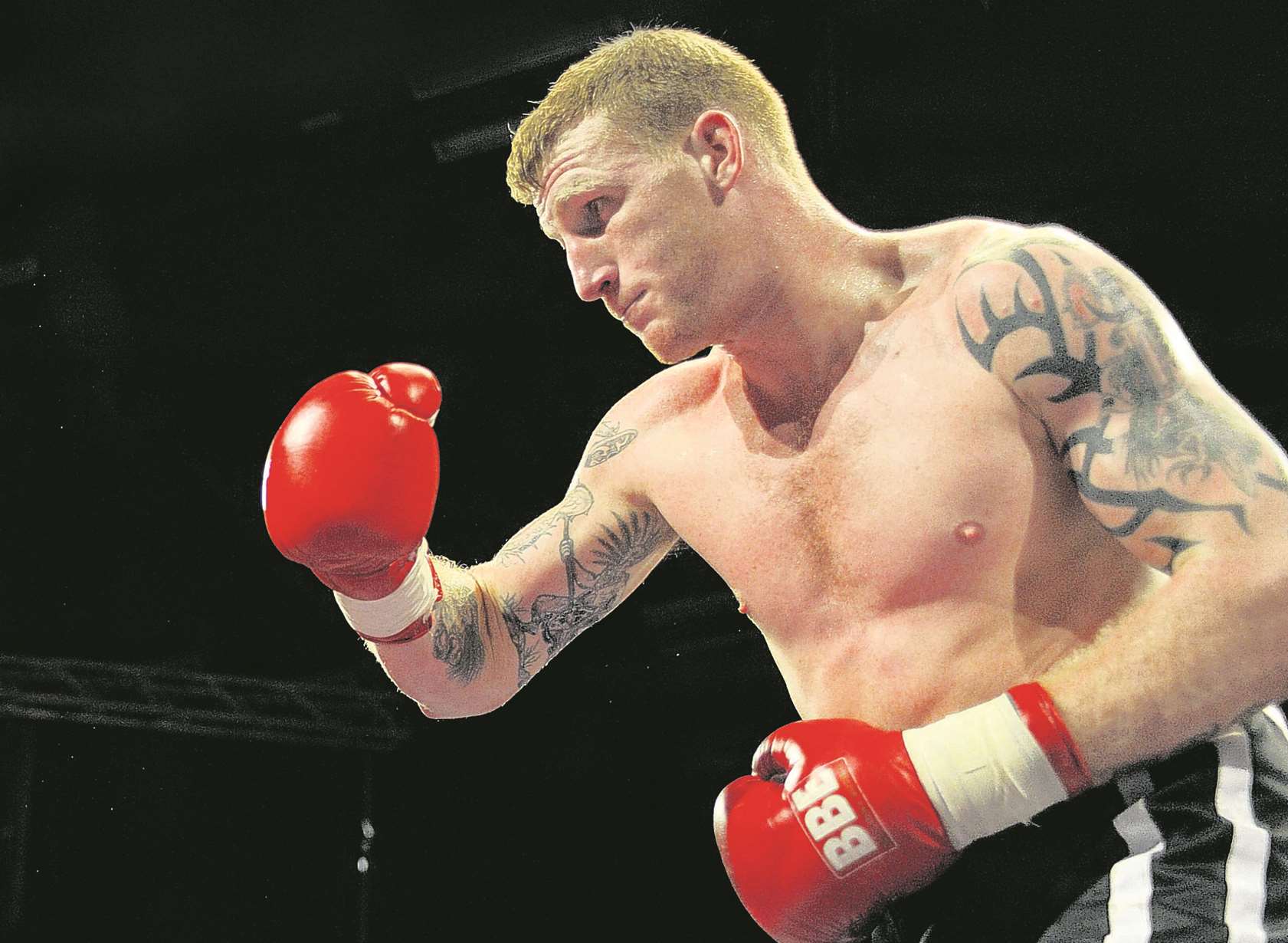 Heavyweight boxer Tom Dallas Picture: Barry Goodwin